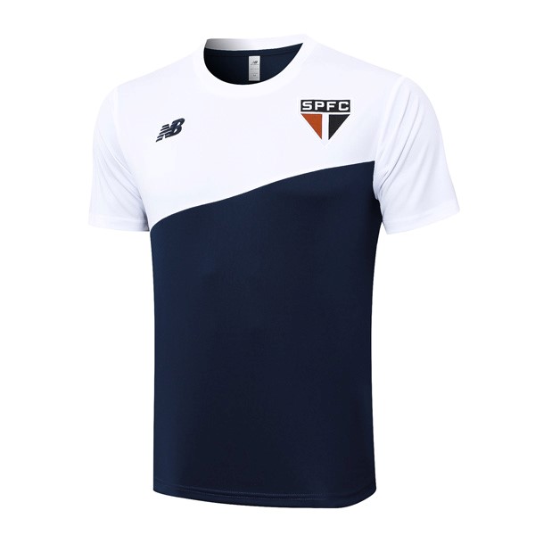 Trikot Trainingsshirt Sao Paulo 2024-2025 Weiß Blau